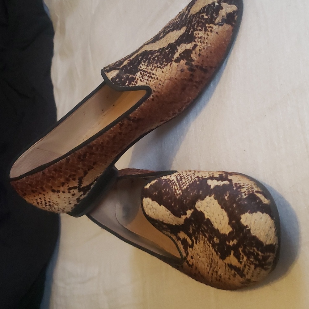 Cow hide loafer